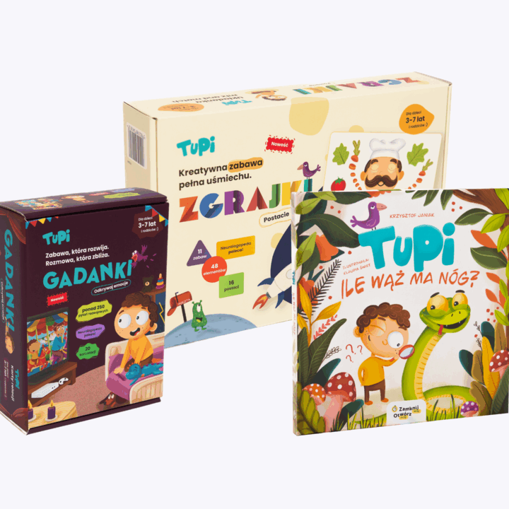 Tupi MEGA Paka! - Gadanki + Zgrajki + książka