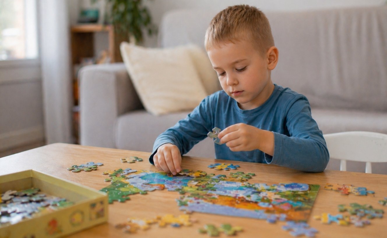 co daje układanie puzzli